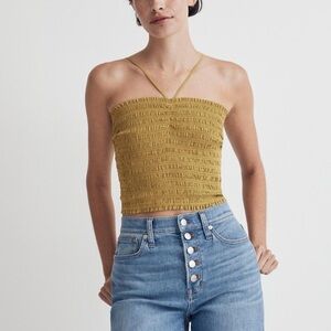 Madewell Smocked Tank Top
